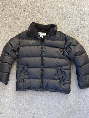 Vintage Columbia Fall 2004 Duck Down Puffer Jacket Black Men's L SM 5231 - EUC